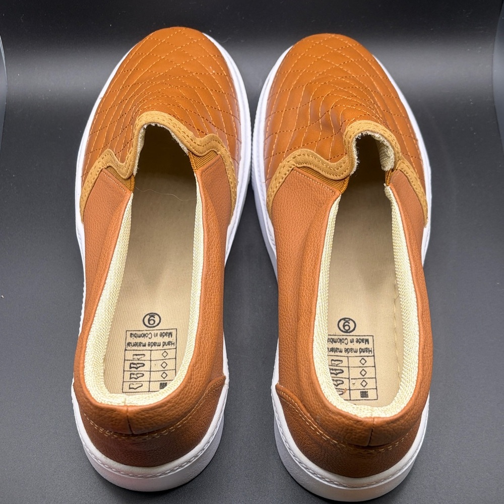 Women's MKS Tan Slip-On Sneakers